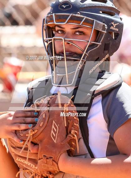 Thumbnail 3 in Combs vs. Salpointe Catholic (Chandler Prep Softball Classic)  photogallery.