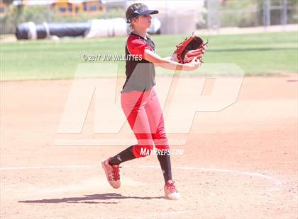 Thumbnail 1 in Combs vs. Salpointe Catholic (Chandler Prep Softball Classic)  photogallery.