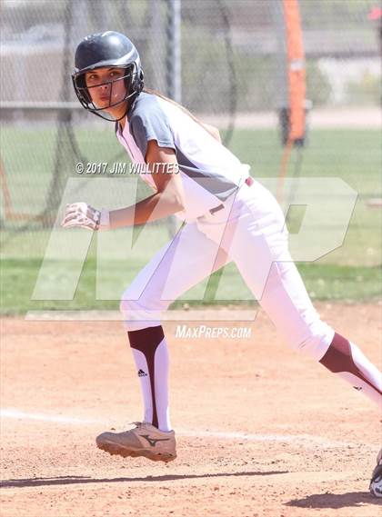 Thumbnail 3 in Combs vs. Salpointe Catholic (Chandler Prep Softball Classic)  photogallery.