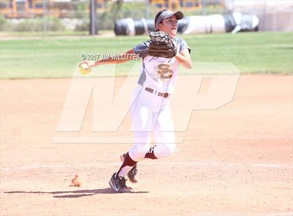 Thumbnail 1 in Combs vs. Salpointe Catholic (Chandler Prep Softball Classic)  photogallery.