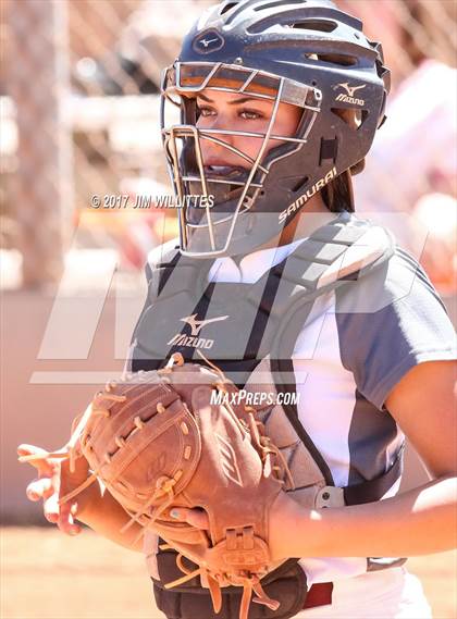 Thumbnail 2 in Combs vs. Salpointe Catholic (Chandler Prep Softball Classic)  photogallery.