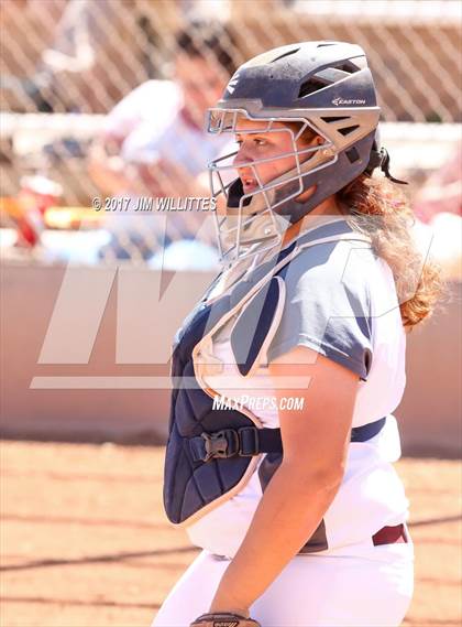 Thumbnail 3 in Combs vs. Salpointe Catholic (Chandler Prep Softball Classic)  photogallery.