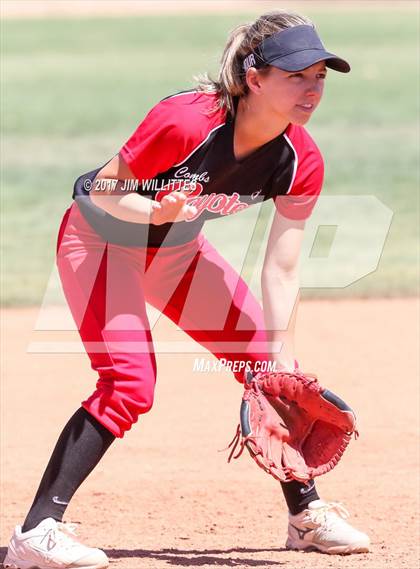 Thumbnail 2 in Combs vs. Salpointe Catholic (Chandler Prep Softball Classic)  photogallery.