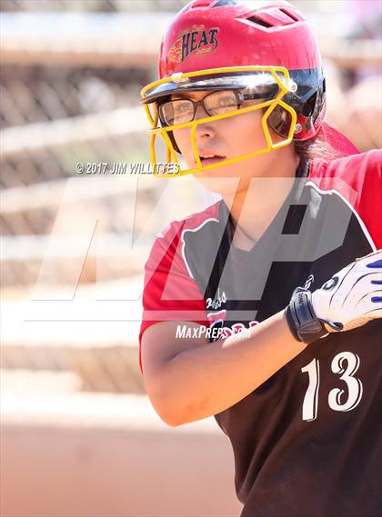 Thumbnail 2 in Combs vs. Salpointe Catholic (Chandler Prep Softball Classic)  photogallery.