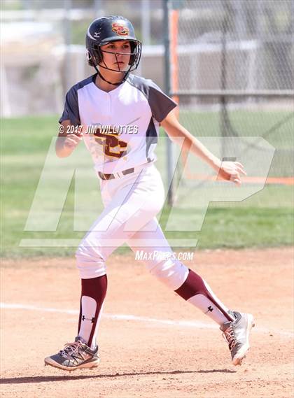 Thumbnail 3 in Combs vs. Salpointe Catholic (Chandler Prep Softball Classic)  photogallery.