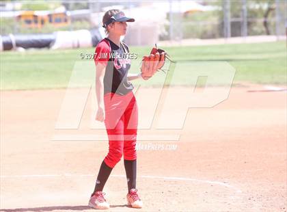Thumbnail 2 in Combs vs. Salpointe Catholic (Chandler Prep Softball Classic)  photogallery.
