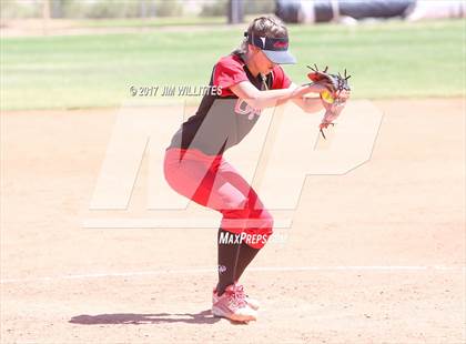 Thumbnail 2 in Combs vs. Salpointe Catholic (Chandler Prep Softball Classic)  photogallery.