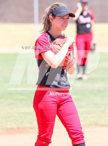 Thumbnail 3 in Combs vs. Salpointe Catholic (Chandler Prep Softball Classic)  photogallery.