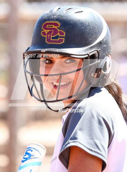 Thumbnail 2 in Combs vs. Salpointe Catholic (Chandler Prep Softball Classic)  photogallery.