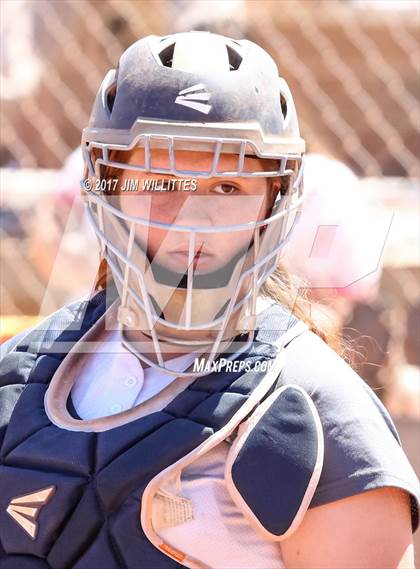 Thumbnail 2 in Combs vs. Salpointe Catholic (Chandler Prep Softball Classic)  photogallery.