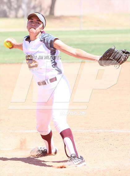 Thumbnail 2 in Combs vs. Salpointe Catholic (Chandler Prep Softball Classic)  photogallery.