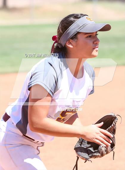 Thumbnail 1 in Combs vs. Salpointe Catholic (Chandler Prep Softball Classic)  photogallery.
