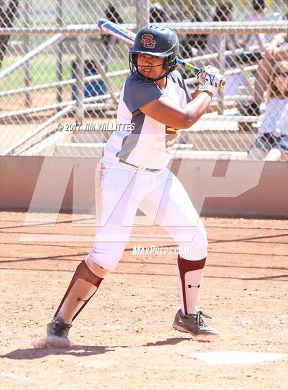 Thumbnail 3 in Combs vs. Salpointe Catholic (Chandler Prep Softball Classic)  photogallery.