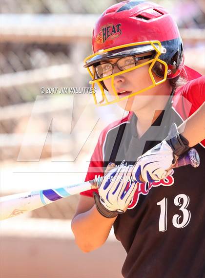 Thumbnail 3 in Combs vs. Salpointe Catholic (Chandler Prep Softball Classic)  photogallery.