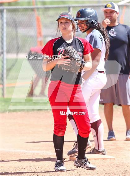 Thumbnail 1 in Combs vs. Salpointe Catholic (Chandler Prep Softball Classic)  photogallery.