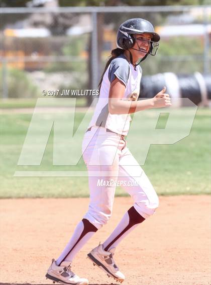Thumbnail 2 in Combs vs. Salpointe Catholic (Chandler Prep Softball Classic)  photogallery.