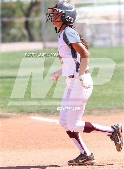 Thumbnail 1 in Combs vs. Salpointe Catholic (Chandler Prep Softball Classic)  photogallery.