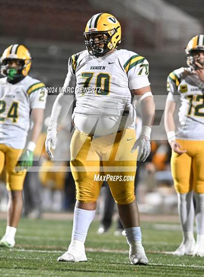 Thumbnail 2 in Vanden @ Rio Hondo Prep (CIF Division 3-A Final) photogallery.