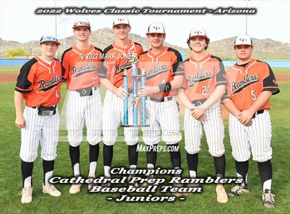 Thumbnail 3 in Cathedral Prep vs. St. Bernard's (Wolves Classic Tournament - Championship) photogallery.