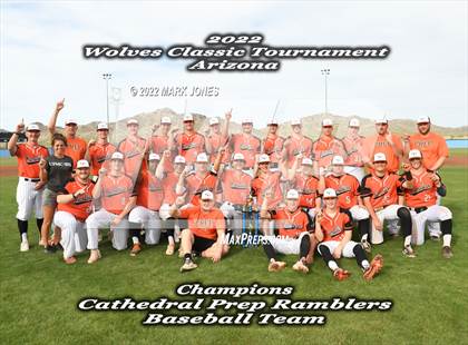 Thumbnail 3 in Cathedral Prep vs. St. Bernard's (Wolves Classic Tournament - Championship) photogallery.