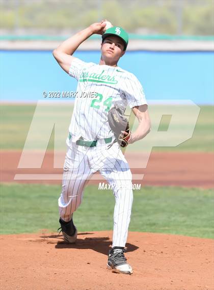 Thumbnail 3 in Cathedral Prep vs. St. Bernard's (Wolves Classic Tournament - Championship) photogallery.