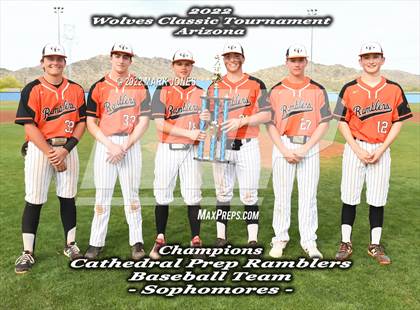 Thumbnail 2 in Cathedral Prep vs. St. Bernard's (Wolves Classic Tournament - Championship) photogallery.