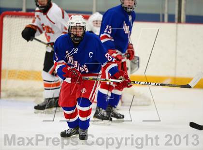 Thumbnail 2 in Glastonbury vs. Ridgefield (West Haven Christmas Tournament) photogallery.
