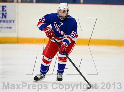 Thumbnail 3 in Glastonbury vs. Ridgefield (West Haven Christmas Tournament) photogallery.