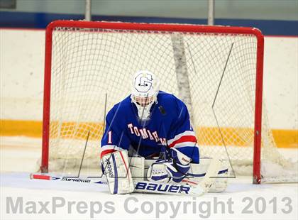 Thumbnail 3 in Glastonbury vs. Ridgefield (West Haven Christmas Tournament) photogallery.