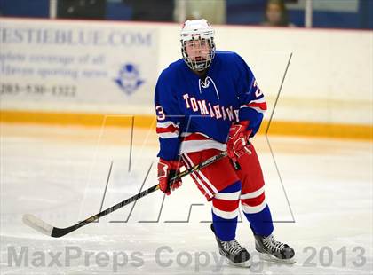 Thumbnail 2 in Glastonbury vs. Ridgefield (West Haven Christmas Tournament) photogallery.
