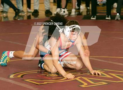 Thumbnail 2 in NCHSAA 4A West Wrestling Regional Championship photogallery.