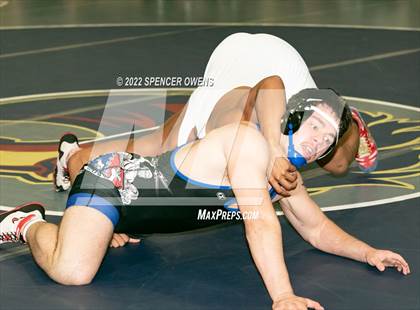 Thumbnail 1 in NCHSAA 4A West Wrestling Regional Championship photogallery.