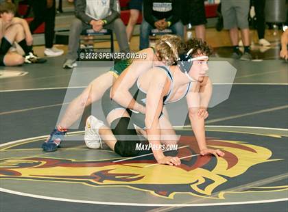 Thumbnail 1 in NCHSAA 4A West Wrestling Regional Championship photogallery.