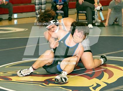 Thumbnail 1 in NCHSAA 4A West Wrestling Regional Championship photogallery.