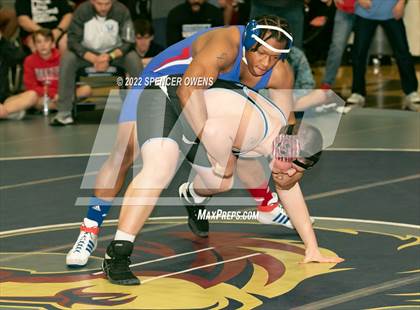 Thumbnail 1 in NCHSAA 4A West Wrestling Regional Championship photogallery.