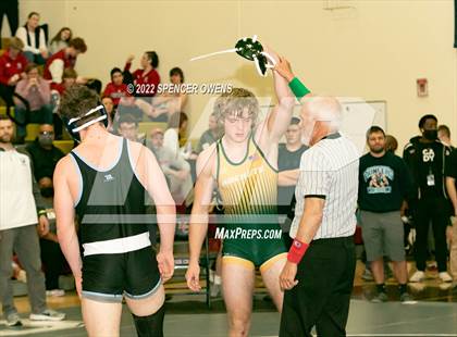 Thumbnail 3 in NCHSAA 4A West Wrestling Regional Championship photogallery.