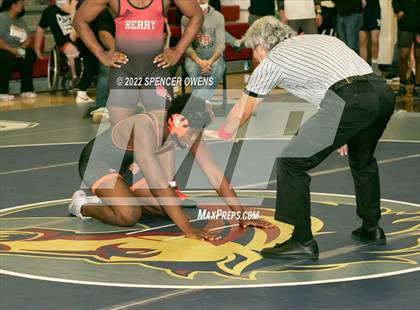 Thumbnail 2 in NCHSAA 4A West Wrestling Regional Championship photogallery.