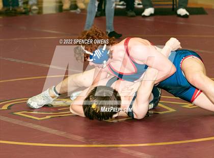 Thumbnail 1 in NCHSAA 4A West Wrestling Regional Championship photogallery.
