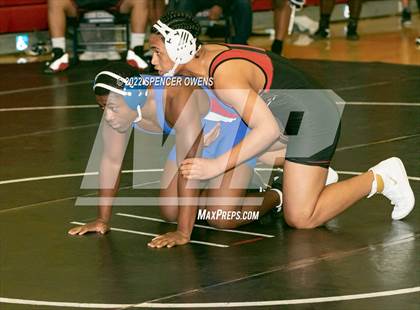 Thumbnail 1 in NCHSAA 4A West Wrestling Regional Championship photogallery.