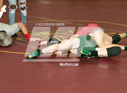 Thumbnail 2 in NCHSAA 4A West Wrestling Regional Championship photogallery.