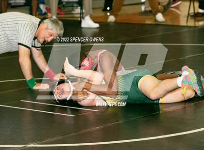 Thumbnail 2 in NCHSAA 4A West Wrestling Regional Championship photogallery.
