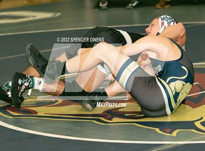 Thumbnail 2 in NCHSAA 4A West Wrestling Regional Championship photogallery.