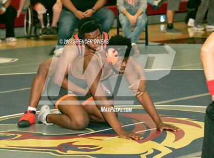 Thumbnail 3 in NCHSAA 4A West Wrestling Regional Championship photogallery.