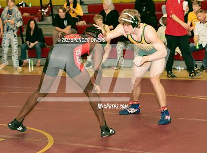 Thumbnail 2 in NCHSAA 4A West Wrestling Regional Championship photogallery.