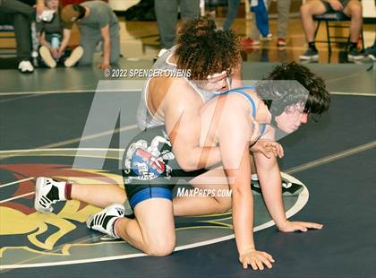 Thumbnail 2 in NCHSAA 4A West Wrestling Regional Championship photogallery.