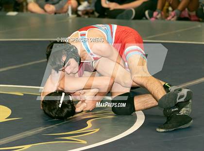 Thumbnail 1 in NCHSAA 4A West Wrestling Regional Championship photogallery.