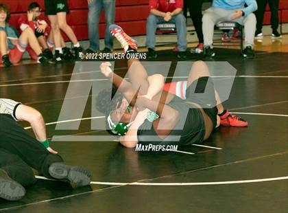 Thumbnail 3 in NCHSAA 4A West Wrestling Regional Championship photogallery.
