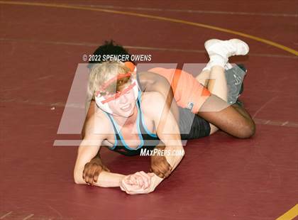 Thumbnail 2 in NCHSAA 4A West Wrestling Regional Championship photogallery.