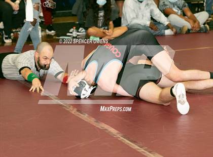 Thumbnail 2 in NCHSAA 4A West Wrestling Regional Championship photogallery.