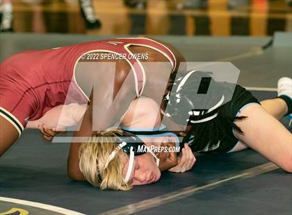 Thumbnail 3 in NCHSAA 4A West Wrestling Regional Championship photogallery.